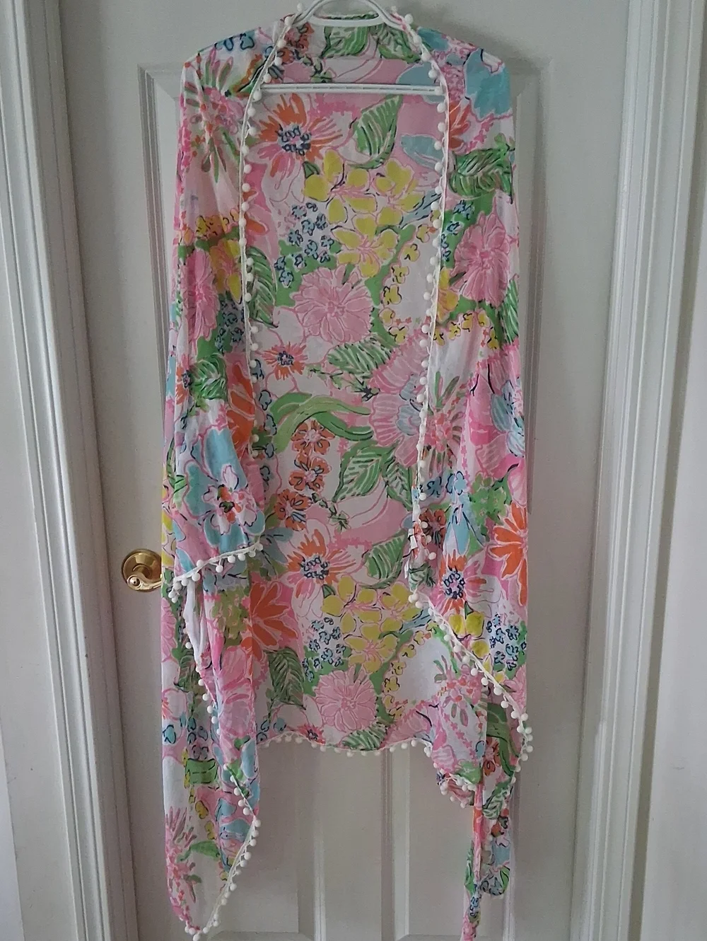 Lilly Pulitzer For Target Nosey Posey Multicolor Beach Wrap OS